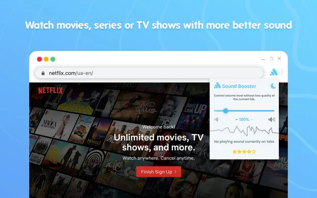Sound Booster: Tingkatkan Volume Browser Hingga 600% – Unduh Gratis - Screenshot 4