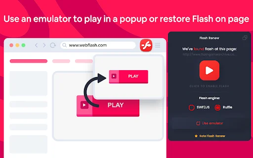 Flash Player Enable – Mainkan Game Flash & Konten SWF di Chrome - Screenshot 3