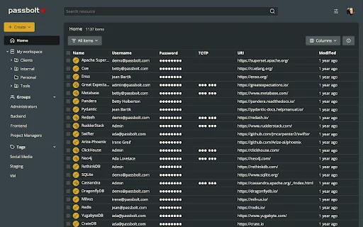 Passbolt: Pengelola Kata Sandi Open Source Terbaik untuk Tim - Screenshot 3