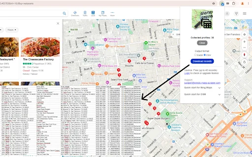 Download Maps Scraper by Presto – Ekstraksi Lead Bisnis Gratis - Screenshot 1