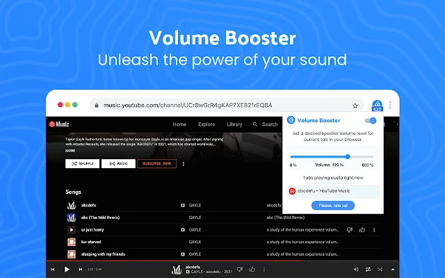 Download Volume Booster Terbaru – Tingkatkan Suara Browser Gratis - Screenshot 1