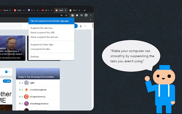 Download The Great Suspender Original – Hemat Memori Chrome - Screenshot 1
