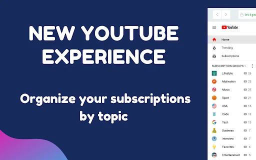 PocketTube: Kelola Subscription YouTube dengan Mudah & Efisien - Screenshot 1