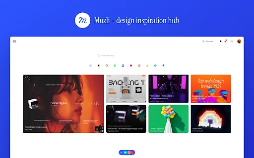 Muzli – Pusat Inspirasi Desain Terbaik untuk Kreator Indonesia - Screenshot 1