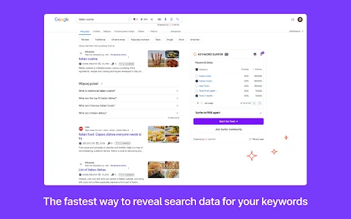 Download Keyword Surfer Terbaru – Riset Keyword Gratis & Cepat - Screenshot 1