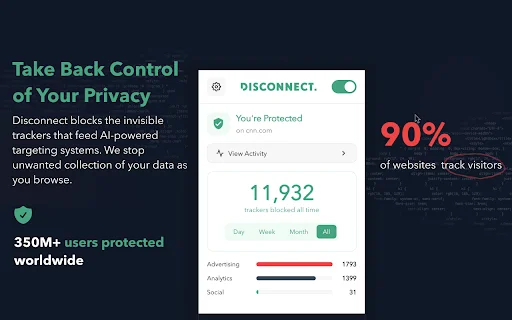 Download Disconnect — Tracker Protection – Blokir Pelacak Gratis - Screenshot 2