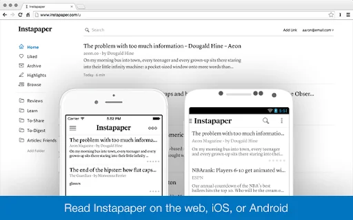 Download Instapaper Terbaru – Simpan Artikel untuk Dibaca Offline - Screenshot 3